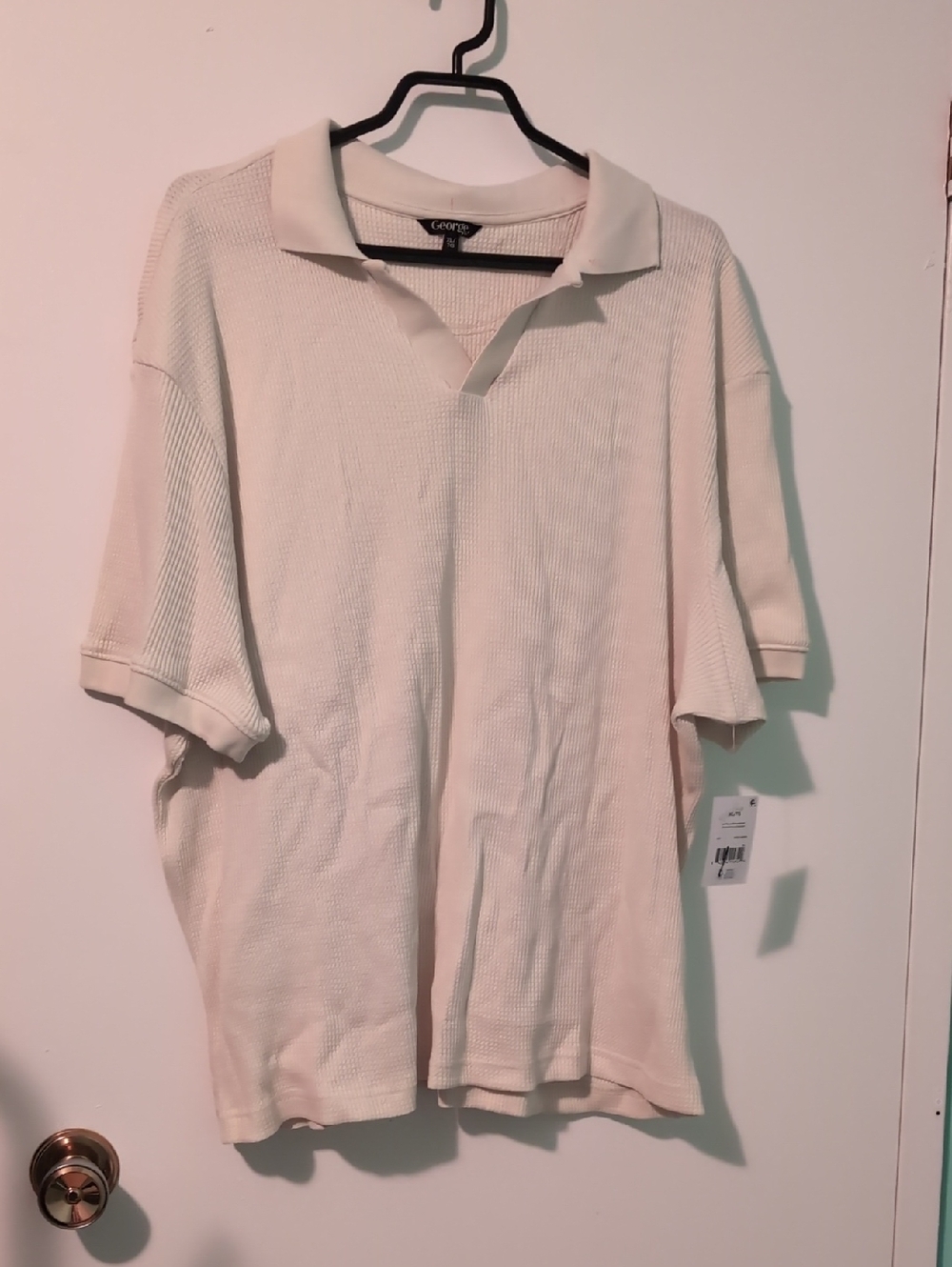 George Johnny Collar Popover Tee